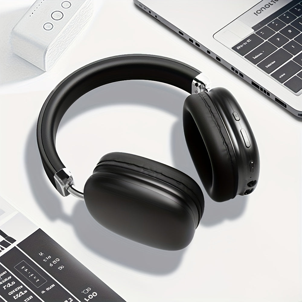 Over-Ear Wireless-Kopfhörer mit Noise Cancelling in Schwarz